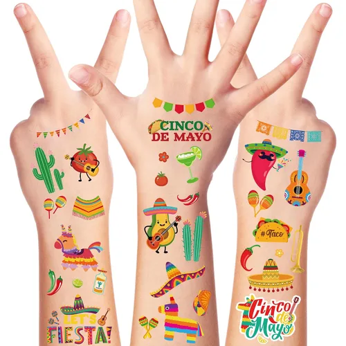 Miniatura 12 de 320 patrones de tatuajes temporales, 36 hojas de tatuajes temporales, accesorios de tatuaje falsos impermeables de animales, dinosaurio, mariposa