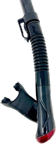 Miniatura 6 de Pro Shot Tidal - Snorkel seco, ligero, fácil de respirar, para esnórquel, buceo y natación, boquilla cómoda con tecnología Dry Azul