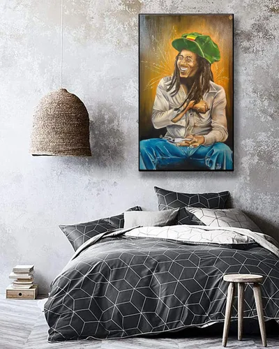 Miniatura 9 de JEREMY WORST " Sexy Urban and Music wall art " by Jeremy Worst Posters Canvases Decor Urban Culture Painting Woman Drinking Wine Whiskey Gifts