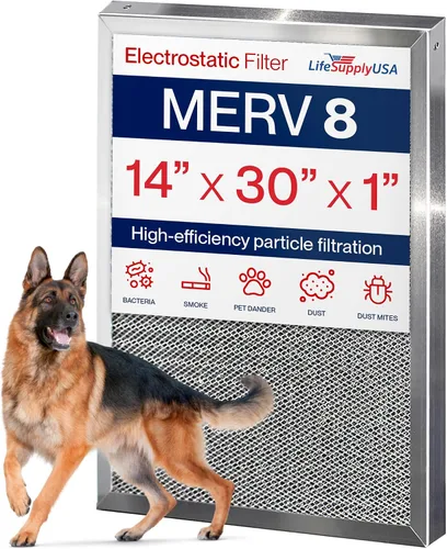 Miniatura 23 de Filtro de aire electrostático 10x20x1, MERV 8, lavable, reutilizable para estufa/aire acondicionado/HVAC, ahorro de energía, fácil de limpiar