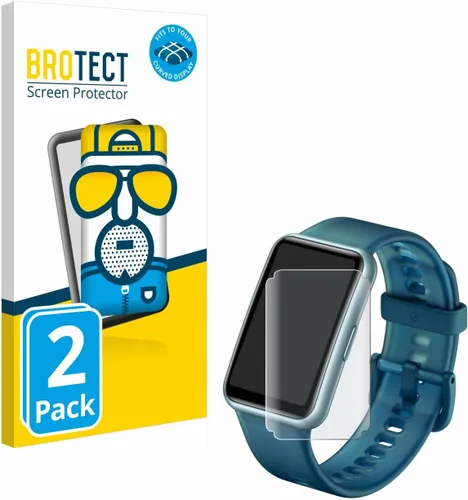 Miniatura 2 de brotect Protector de pantalla curvado 3D mate compatible con Huawei Watch Fit Special Edition (paquete de 2) - Cobertura de pantalla completa