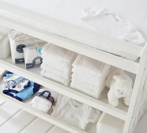 Miniatura 6 de Pantalón Gerber impermeable unisex para bebé de 2 piezas Blanco