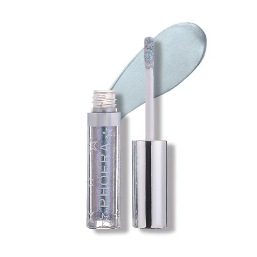 Sombra de ojos líquida, resistente al agua, brillo brillante, fácil de usar, delineador de ojos de larga duración, lápiz de ojos, cosméticos de