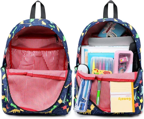 Miniatura 3 de CAMTOP - Conjunto de mochila y lonchera con estampados divertidos para niños de preescolar y primaria), Y0058-2