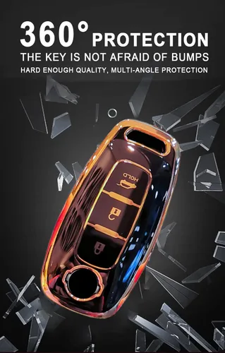 Miniatura 4 de ontto Funda para llavero de 3 botones, funda de TPU para llaves para Nissan Ariya Pathfinder Kicks X-Trail Rogue 8 Gen New Teana 2022 2023, llave