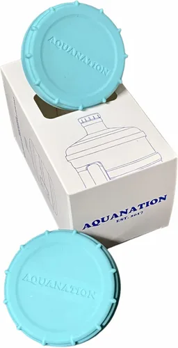 Miniatura 5 de AquaNation Reemplazo de tapa de rocío: 2.165 in a presión para botellas de agua de 3 y 5 galones, a prueba de fugas, reutilizables, sin BPA