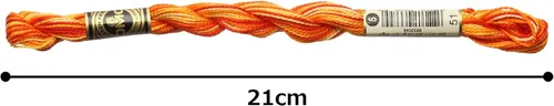 Miniatura 5 de DMC perla Madejas de algodón, tamaño 5 kg), color naranja