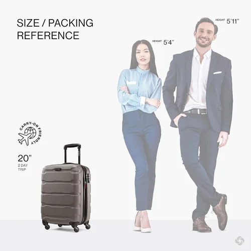 Miniatura 2 de Samsonite Omni PC - Maleta extensible rígida, plateado