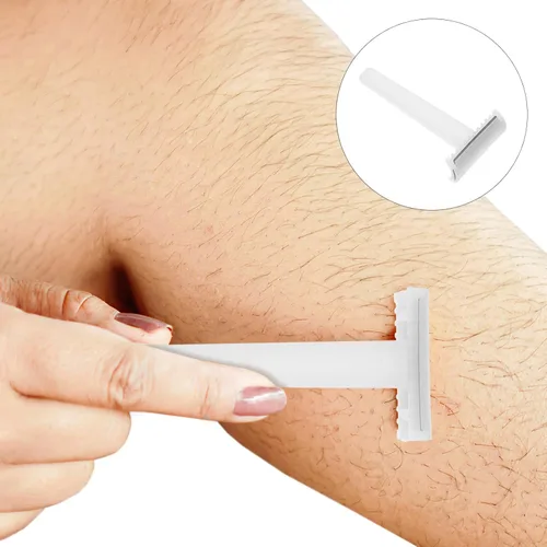 Miniatura 9 de Beaupretty Maquinilla de afeitar desechable para mujer, afeitadora corporal desechable, removedor de pelo manual para mujeres y hombres con piel