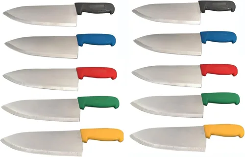 Miniatura 6 de Cuchillo de chef de 10 pulgadas, elige tu color, cubiertos de cocina comercial Razor Sharp - Cuchillos de cocina