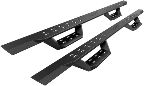 Miniatura 8 de HD Ridez Estribos de rueda a rueda, estilo desplegable, escalón lateral compatible con Ford F150 Super Cab 2015-2024 con caja de 6.5 pies y F-250