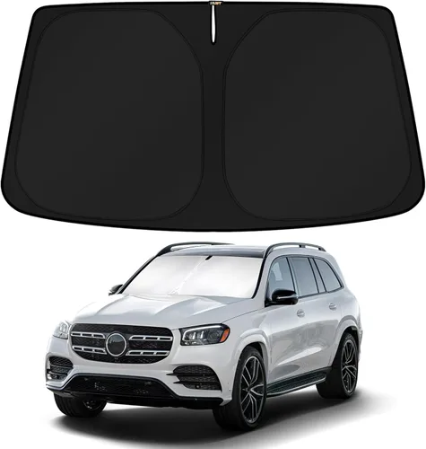 Miniatura 153 de KUST - Parasol plegable para parabrisas para Ford Ranger, accesorios 2019-2025 2026, parasol personalizado para ventana, protector solar plegable