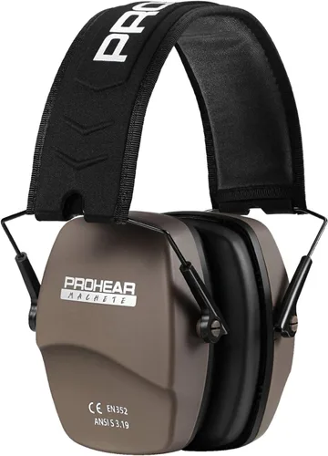 Miniatura 23 de PROHEAR 016 Protección Auditiva Orejeras de Seguridad para Tiro, NRR 26dB Reducción de Ruido Protector Auditivo Pasivo Delgado con Copas Auriculares
