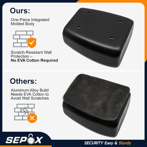 Miniatura 8 de SEPOX® Caja de cerradura de llave de acero inoxidable – Combinación de 4 dígitos reiniciable, resistente y gran espacio, resistente a la intemperie