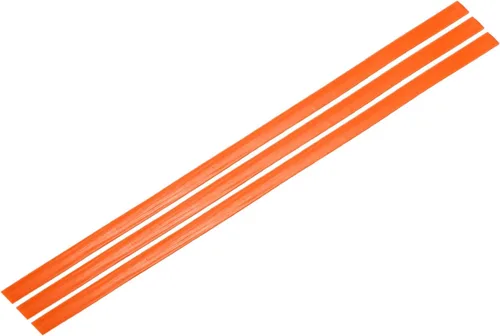 Miniatura 9 de MECCANIXITY 5 varillas de soldadura de plástico amarillo de 0.374 in x 9.843 in HDPE cinta plana de soldadura de plástico para reparar tanques