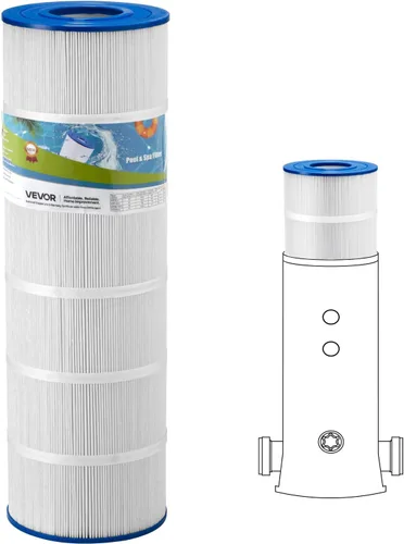 Miniatura 21 de VEVOR Depósito de filtro de piscina Pro 2026 y elemento para piscinas sobre el suelo y enterradas, sistema limpiador grande de 520-525 pies