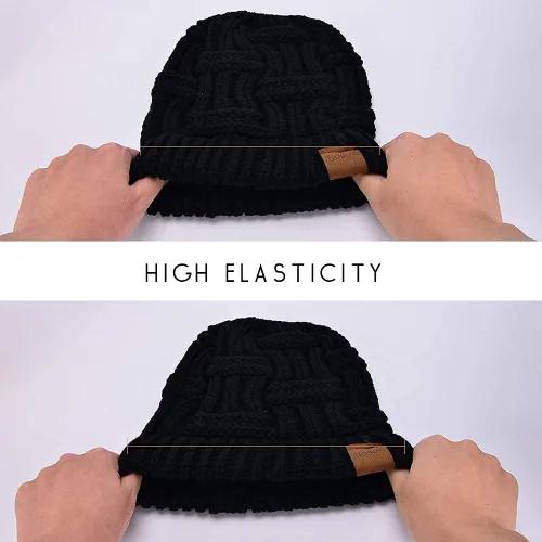 Miniatura 6 de Rosoz 1 y 2 paquetes de gorros de invierno para mujer