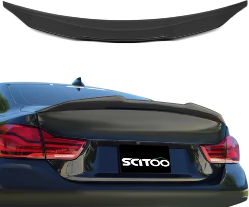 SCITOO Alerón de alerón de ventana trasera de fibra de carbono para BMW G20 Serie 3 Sedán negro brillante alerón trasero para maletero 2019-2021
