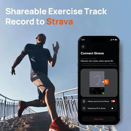 Miniatura 5 de mibro GS Active2 - Reloj inteligente GPS para correr con AMOLED de 1.811 in, ligero y batería de 15 días, soporta planes de funcionamiento y GNSS