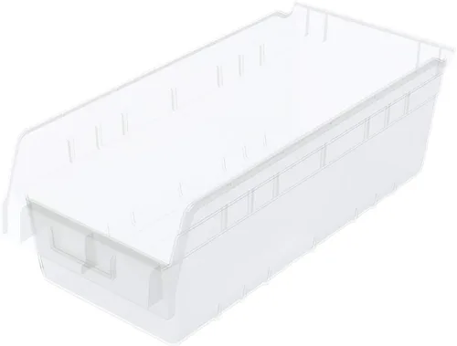 Miniatura 11 de Akro-Mils 30088 ShelfMax - Caja de almacenamiento de plástico para anidar, 18 pulgadas de largo por 8 pulgadas de ancho por 6 pulgadas de alto, Azul