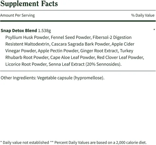 Miniatura 8 de Snap Supplements Cápsulas de limpieza desintoxicante - Mezcla avanzada para desintoxicación y limpieza de todo el cuerpo, eliminar toxinas, mejorar