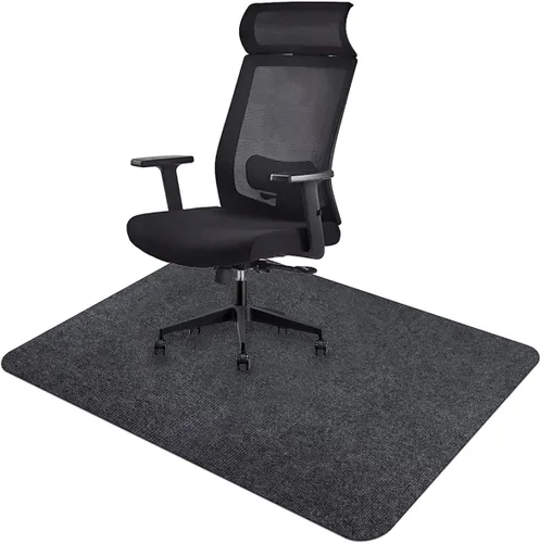 Miniatura 15 de Icegrey Tapete para silla de oficina, rectangular, lavable, antideslizante, protector de suelo para suelos de madera dura y azulejos, color verde
