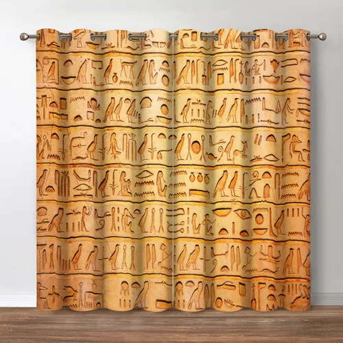 Miniatura 17 de Jekeno - Cortinas opacas retro de música con tema de notas musicales impresas, cortinas decorativas para amantes de la música, dormitorio, sala