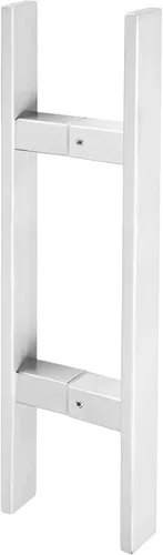 Miniatura 9 de Alise Manija de puerta de ducha, manija de puerta corrediza de vidrio de 16 pulgadas, manija trasera a trasera, compatible con vidrio de 1/8 a 3/5