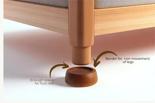 Miniatura 7 de T one Elevadores de cama de madera (sin plástico), elevadores de muebles, elevadores de mesa, elevadores de cama, elevadores de sofá, elevadores