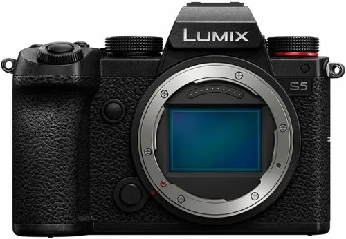 Panasonic LUMIX S5 Cámara sin espejo de fotograma completo, grabación de video 4K 60P con pantalla abatible y WiFi, montura L, I.S. dual de 5 ejes,