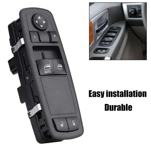 Miniatura 4 de Control de interruptor de ventana de coche, Control de interruptor de ventana eléctrica delantera izquierda para Chrysler Town & Country