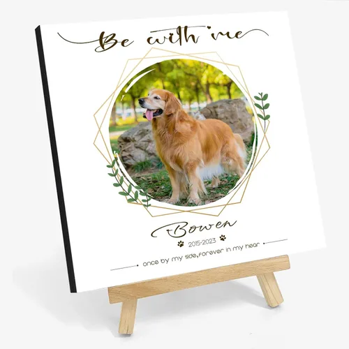 Miniatura 13 de Marco de fotos de perro personalizado con caballete, regalo conmemorativo personalizado para mascotas para amantes de las mascotas, retrato