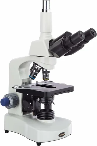 Miniatura 2 de AmScope Microscopio compuesto trinocular Siedentopf T340B-LED, aumento 40X-2000X, oculares Brightfield, WF10x y WF20x, iluminación LED, condensador