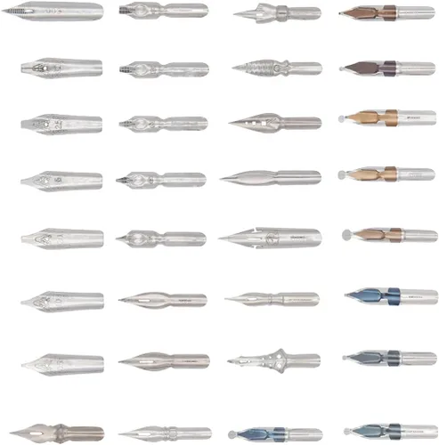 Miniatura 2 de Gullor 33 puntas de caligrafía para bolígrafos de inmersión, plumas de caligrafía, puntas de bolígrafo de inmersión
