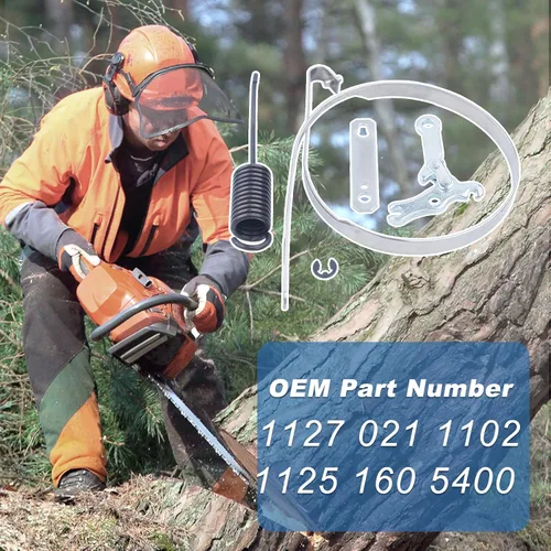 Miniatura 4 de Kit de reparación de cubierta de banda de freno de cadena para motosierra Stihl MS390 MS310 MS290 039 029 1127 021 1102, 1125 160 5400