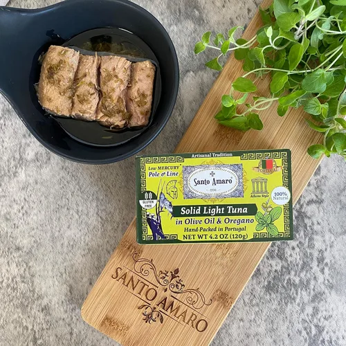 Miniatura 5 de Discoverer - Filete de atún en aceite de oliva (6 unidades) dieta mediterránea, curry de cúrcuma, albahaca, jengibre, piri piri, orégano, pimiento