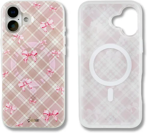 Miniatura 51 de Sonix x Sanrio - Funda para iPhone 15 Pro, compatible con MagSafe, probada en caídas de 10 pies, adivinador Kuromi