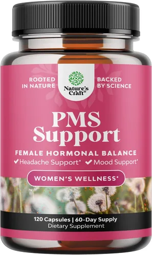 Miniatura 11 de Suplemento de apoyo para el síndrome premenstrual para mujeres – Equilibrio hormonal para mujeres y molestias menstruales con DIM, Chasteberry