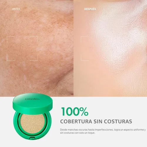 Miniatura 4 de Easydew Mela B Cojín de Ampolla Tonificante – 2 en 1 maquillaje coreano para el cuidado de la piel y la belleza facial – Base de cojín de cobertura