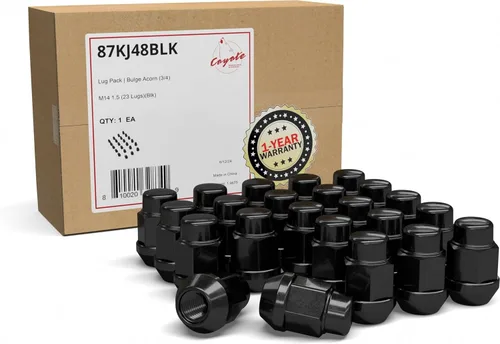 Miniatura 8 de Wheel Accessories Parts 20 tuercas hexagonales de 1/2 a 20 roscas de 4.40 pulgadas de largo, cromadas de 7/8 pulgadas y 13/16 pulgadas, para Chevy