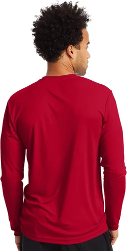 Miniatura 3 de Hanes Men's Long-Sleeve Performance T-Shirt Pack, 2-Pack, Cool DRI Moisture-Wicking Tees