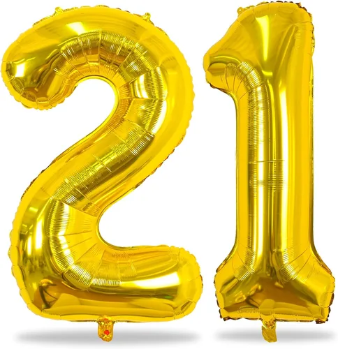 Miniatura 37 de Globos de oro rosa para cumpleaños número 16 para niñas, 40 pulgadas de gran tamaño, globos de lámina de mylar con el número 1 y 6, autoinflables