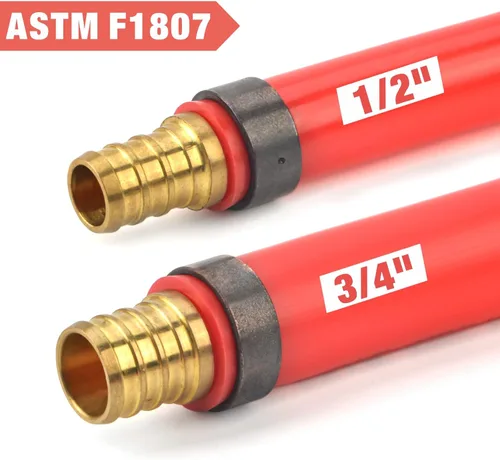Miniatura 7 de iCRIMP ICP-1234AH Kit de Herramientas de Crimpado PEX - Anillos de Crimpado de Cobre de 1/2 pulgada y 3/4 pulgada, Crimpadora de Doble