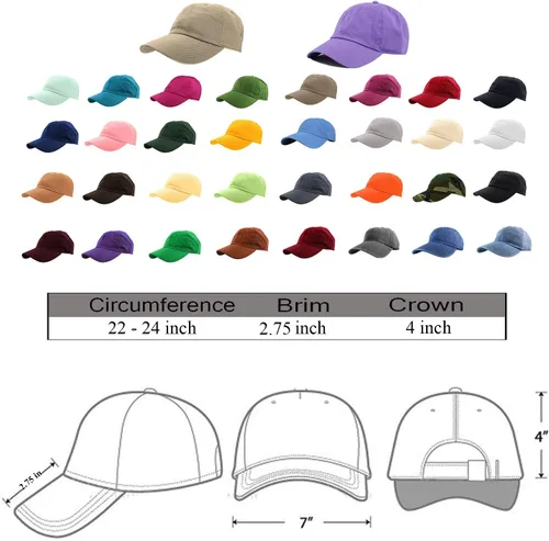 Miniatura 5 de Gorra de béisbol Gelante, gorra para papá, 100% de algodón, estilo de polo, lisa, talla ajustable