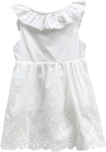 Miniatura 2 de ABALACOCO Vestido de princesa de algodón sin espalda transpirable sin mangas con tutú de verano para niña