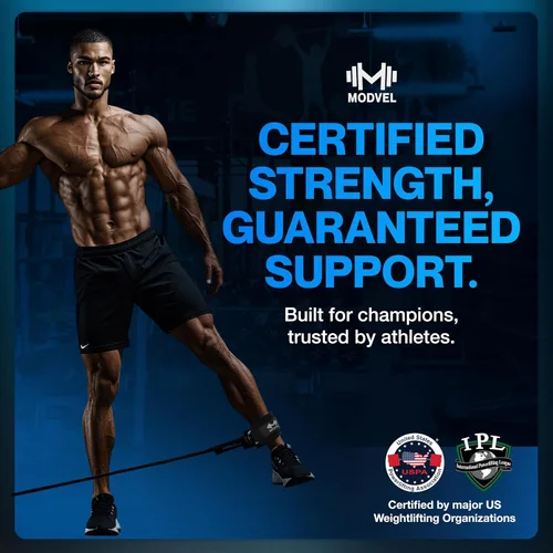 Miniatura 5 de Modvel Gym Ankle Strap for Cable Machines – Glute & Leg Kickback Ankle Straps for Gym Workouts – Adjustable, Padded Support for Strength Training