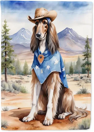 Miniatura 78 de Caroline's Treasures DAC5824GF - Bandera decorativa para jardín con texto en inglés "Affenpinscher", diseño de vaquero para jardín, jardín, jardín