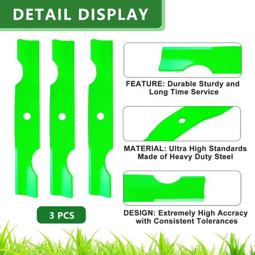 Miniatura 4 de 04265400 - Cuchillas de cortacésped para Gravely de 42 pulgadas, Ariens Zoom Gravely ZT ZT42 Decks Reemplazar 1134-9210-01 04265400 Cuchillas