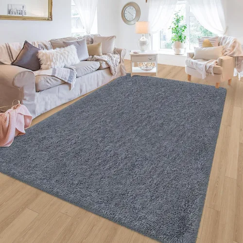 Miniatura 56 de Alfombras verdes para dormitorio de niños: alfombra de pasillo lavable de 2x6, alfombras pequeñas antideslizantes, esponjosas, suaves, peludas