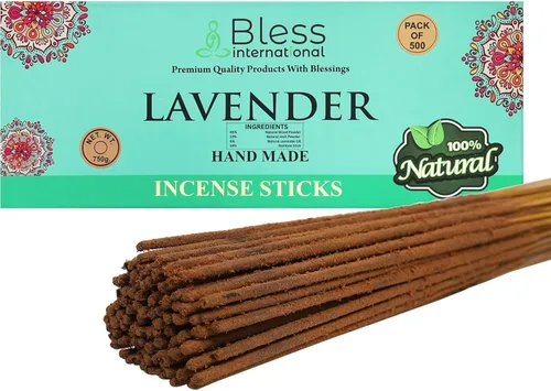 Miniatura 83 de Bless International varillas de incienso 100 % natural hechas a mano, sumergidas a mano, el mejor aroma Incienso y mirra